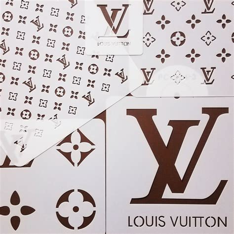 cake louis vuitton stencils.